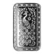 Scottsdale Mint Marquee Peacock 1oz Silver Bar