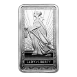 10oz PAMP Lady of Liberty Silver Bar