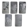 1oz Fine Silver Minted Bar - African Big 5