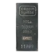 500 Gram Credit Suisse Silver Bullion Bar 999 Fine
