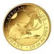Somalia Elephant 1/4oz Gold Coin 2023