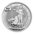 1 oz Great Britain Silver Britannia .999 (Year Varies)