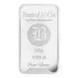 50g Silver Bar Minted 999