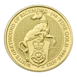 2021 1 oz Gold Britain Queen's Beast - The White Greyhound