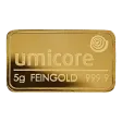 5 Gram Umicore Minted Gold Bar