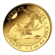 Somalia Elephant 1oz Gold Coin 2023