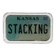 Kansas License Plate - Stacking Across America 1oz Silver Bar