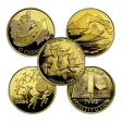 1977-1986 Canadian 1/2 Oz $100 22K Gold Coin - BU