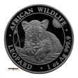 2025 Somalian Leopard African Wildlife 1oz Silver Bullion Coin