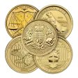 1/10 Oz Sovereign Minted Gold Coins - Random Dates/Designs