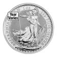 1 Oz Silver Great Britain Britannia .999 - BU (Random Year)