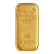 250 Gram Umicore Cast Gold Bar
