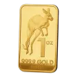 1 oz Melbourne Mint Kangaroo Gold Minted Bar