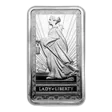10 oz Silver Bar - PAMP Lady of Liberty