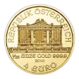 Austrian Gold Philharmonic, 1/25 oz - Backdated
