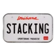 Louisiana License Plate - Stacking Across America 1oz Silver Bar