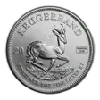 South Africa 1 oz Silver Krugerrand BU (Random, Abrasions)