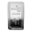 5 oz MintID Buffalo Silver Bar (AES-128 Encrypted)