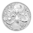 2024 Australia 5 oz Silver Lunar Dragon BU (Series III)