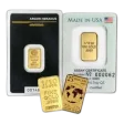 1/10th oz Gold Bar - Design Our Choice