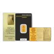 2 Gram Gold Bar Carded Various Mints