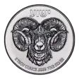 2023 5 oz Ram of Calvary Silver Coin - High Relief