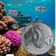 Scottsdale Mint 2025 Samoa Seahorse 1oz Silver Coin in Capsule (1oz)