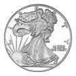 Walking Liberty Silver Round 1 oz