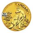 1/2 oz Australian Kangaroo/Nugget Gold Coin (Year Varies)