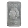 5 OZ SILVER BAR AZTEC CALENDAR
