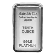 1/10 oz Baird & Co Platinum Bar