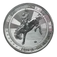 1 oz Silver Cowboy with Buffalo Privy Round - Scottsdale Mint (.999, BU)