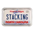 North Carolina License Plate - Stacking Across America 1oz Silver Bar