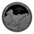 2024 Utahraptor Prehistoric Life Congo 1oz Silver Bullion Coin