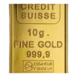 Credit Suisse 10g Gold Minted Bar - SPECIAL PROMO (Call For Special Price)