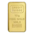 10 Gram Credit Suisse Gold Minted Bar