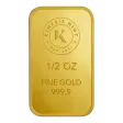 1/2oz Kinesis Themis Gold Bar 2022