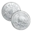 1 oz Year of the Pig Silver Round