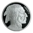2 Oz Silver Round | Golden State Mint Buffalo Design (New)
