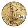 1/2 oz Gold Eagle - BU (Year Varies)