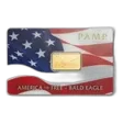 5 gram Gold Bar - PAMP America the Free: Bald Eagle (Assay)