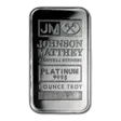 1 oz Platinum Bar - Johnson Matthey