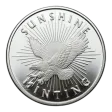 Sunshine Minting (SMI) 1 Oz Silver Round