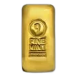 10 oz Cast Poured Gold Bar - 9Fine Mint