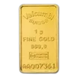1 gram Gold Bar - Vintage Valcambi (Blue Assay)