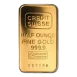 1/2 oz Gold Bar - Credit Suisse