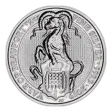2019 2 oz Silver Queen's Beasts Yale of Beaufort Bullion Coin