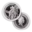 2022 5 oz St. Helena Silver Queen's Virtues Truth Coin