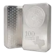 100 oz Texas Mint Silver Bar (New)
