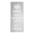 Silver 500g Bar PAMP Minted - Pre-Owned